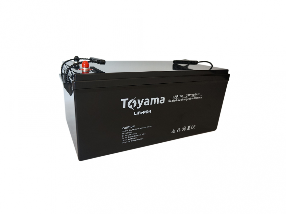 Toyama LiFePO4 100Ah 24V
